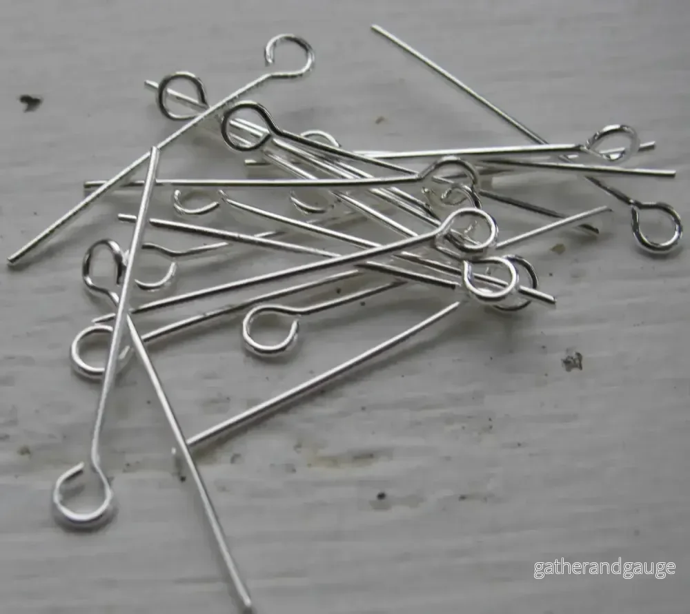 Ögelpinnar Silverfärgade - 25 mm, 125-pack - Bild 2