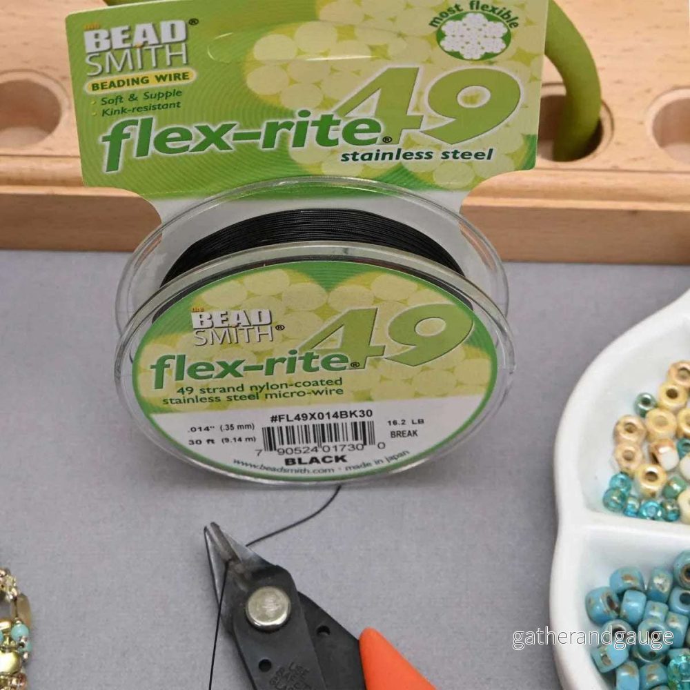 Flex-Rite - Svart 0,35mm, 49 trådar, 1 rulle - Bild 3