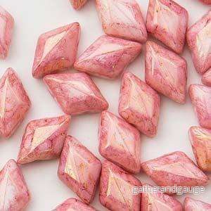 Matubo Gemduo – Chalk Red Terracota 8x5mm Matubo Gemduo – Chalk Red Terracota 8x5mm