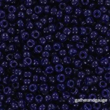 Miyuki Seed Beads - Duracoat Opaque Dark Navy Blue 11/0, 10 gram