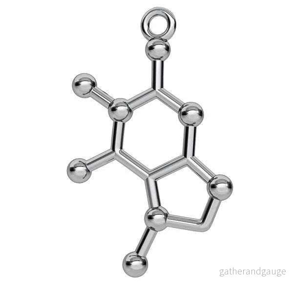 Berlock 925 Silver Svart Rhodium – Choklad 1 styck