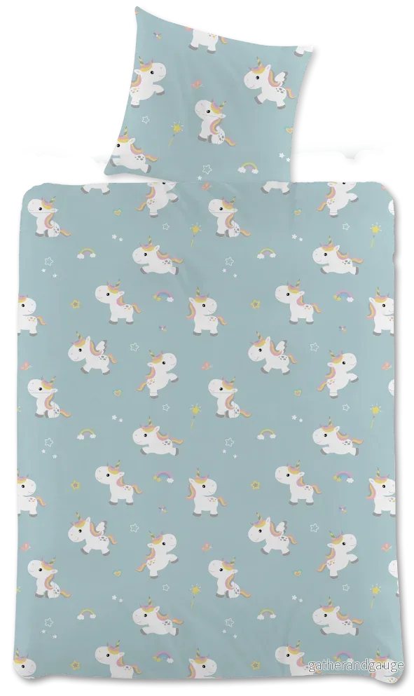 Unicorn Sängkläder 150x210 cm