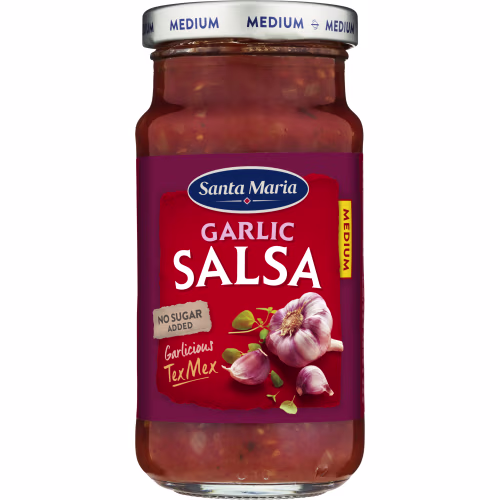 Santa Maria Garlic Salsa Medium 230g Santa Maria Garlic Salsa Medium 230g
