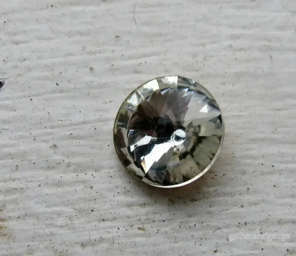 Matubo Rivoli - Crystal 12mm, 1 styck - Bild 2