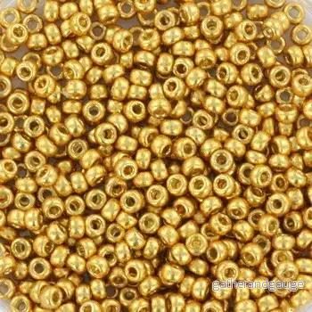 Miyuki Seed Beads - Duracoat Galvanized Gold 11/0, 10 gram
