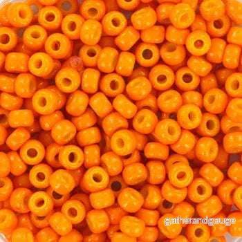Miyuki Seed beads – Duracoat Opaque Kumquat 8/0, 10 gram