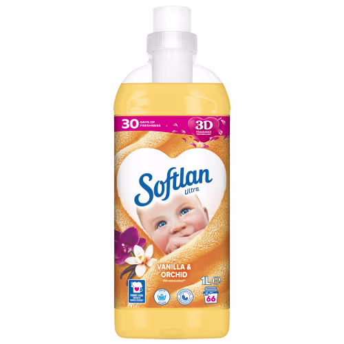 Softlan Vanilla&orchid Sköljmedel 1L Softlan Vanilla&orchid Sköljmedel 1L