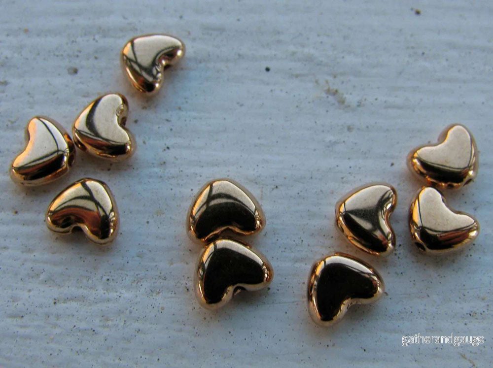 Mellandel Roséguldfärgad – Litet hjärta, 6mm, 10-pack Mellandel Roséguldfärgad – Litet hjärta, 6mm, 10-pack