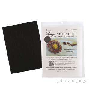 Bas för pärlbroderi – Lacy´s Stiff Stuff, Liten, Svart 1 Ark Bas för pärlbroderi – Lacy´s Stiff Stuff, Liten, Svart 1 Ark