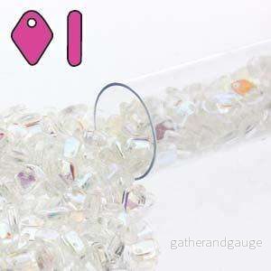 Dragon Scale Bead - Crystal AB, 9,5 gram
