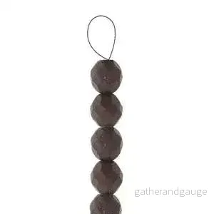 Tjeckiska Firepolish - Polychrome Purple Bronze 3 mm, 1 sträng