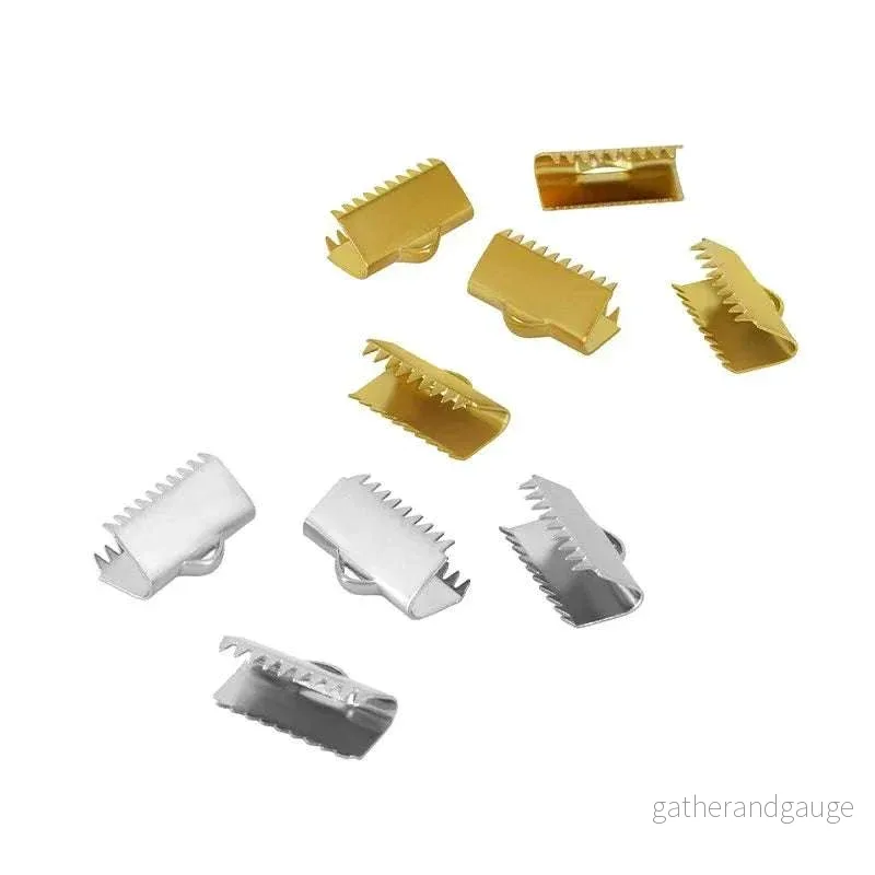 Ändfäste platta band rostfritt stål - Bredare modell, 15mm, 10-pack - Bild 2