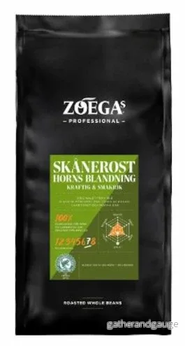 Kaffe, hela bönor Zoegas skånerost  750g
