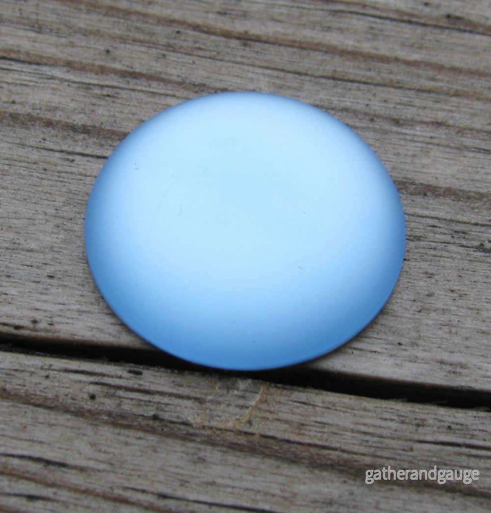 Luna Cabochon - Skyblue 18 mm 1 styck - Bild 2