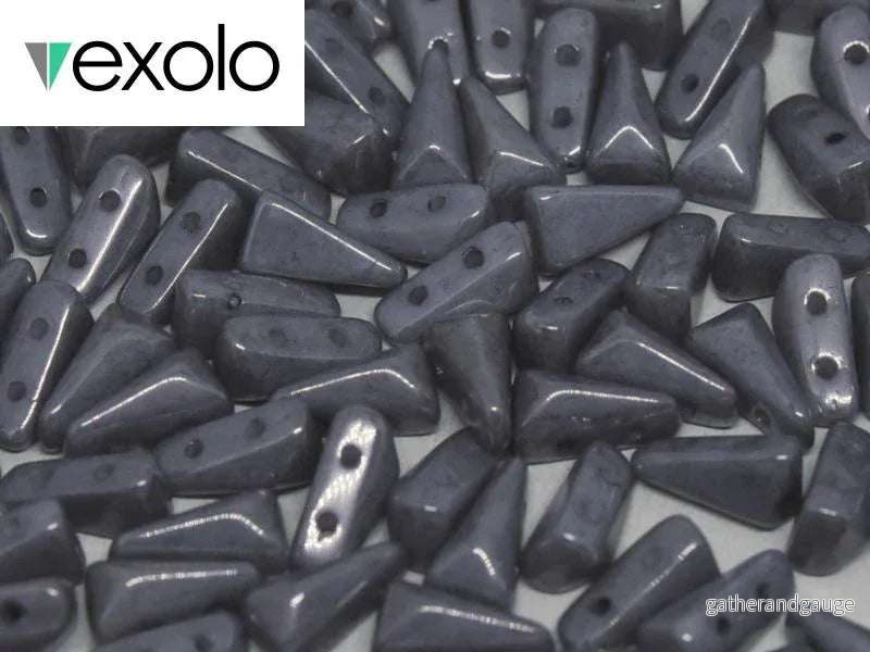 Vexolo® - Alabaster Grey Luster 5x8mm, 20-pack
