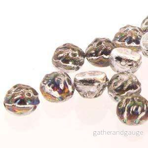 Baroque Cabochon - Backlit Utopia 7mm 2-håls 10-pack