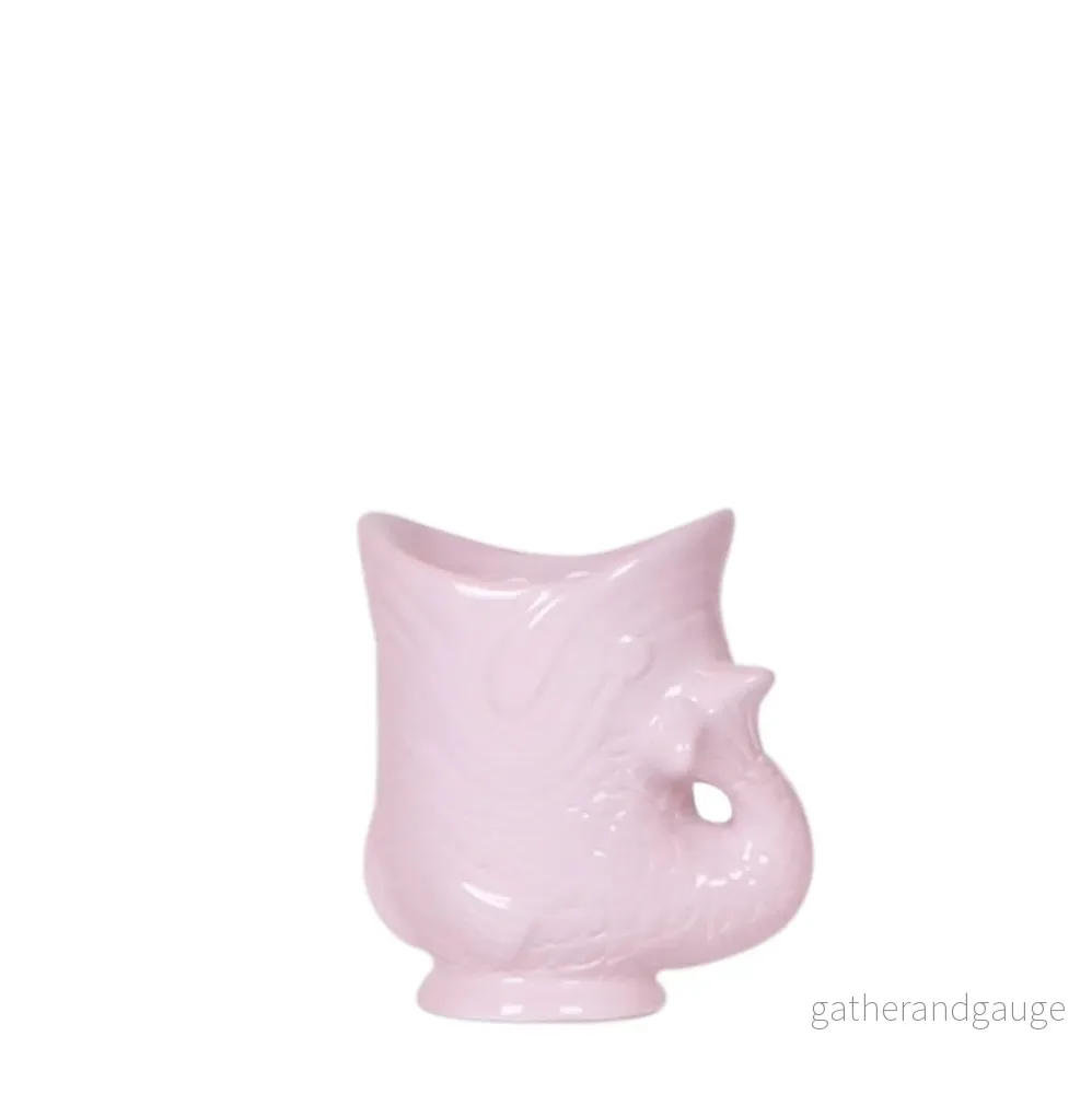 Fiskkeramikkruka - Rosa