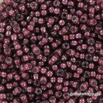 Miyuki Seed Beads – Fancy Lined Aubergine 8/0, 10 Gram