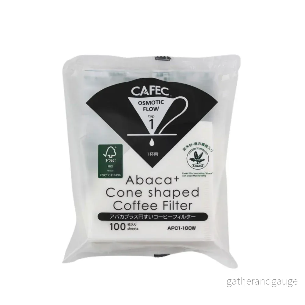 Abaca+ Coffee Paper Filter 1 cup Abaca+ Coffee Paper Filter 1 cup