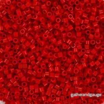 Miyuki Delica - Opaque Dark Cranberry 15/0, 3 gram