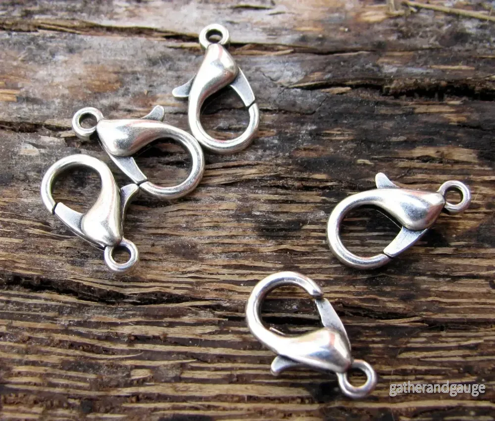 Klolås Silverfärgat - Kvalitets lås 12 mm 15-pack