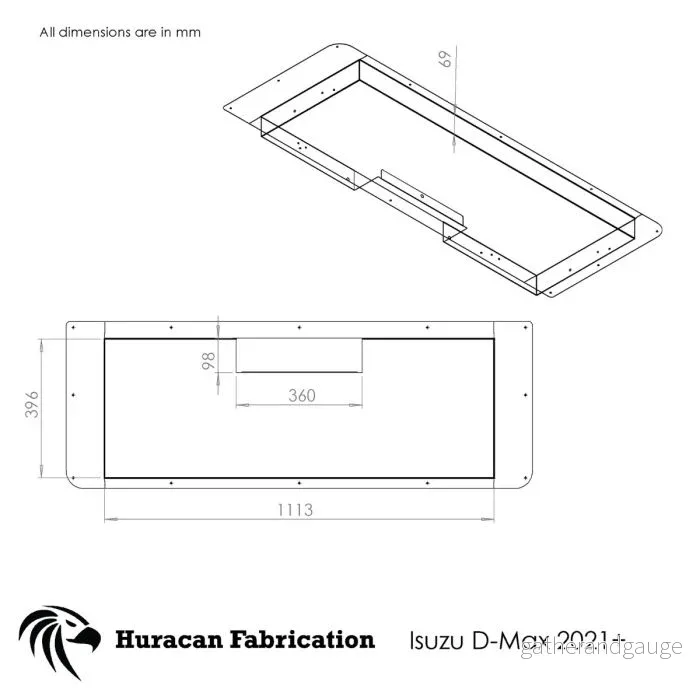 Tailgate Storage Mod Isuzu D-Max (2021-) - Bild 3