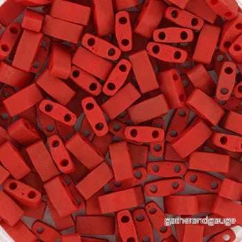 Miyuki Half Tila – Metallic Matte Brick Red 5×2,5mm 5g Miyuki Half Tila – Metallic Matte Brick Red 5×2,5mm 5g