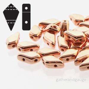 Kite Bead - Copper Plate 9x5mm, 5 gram