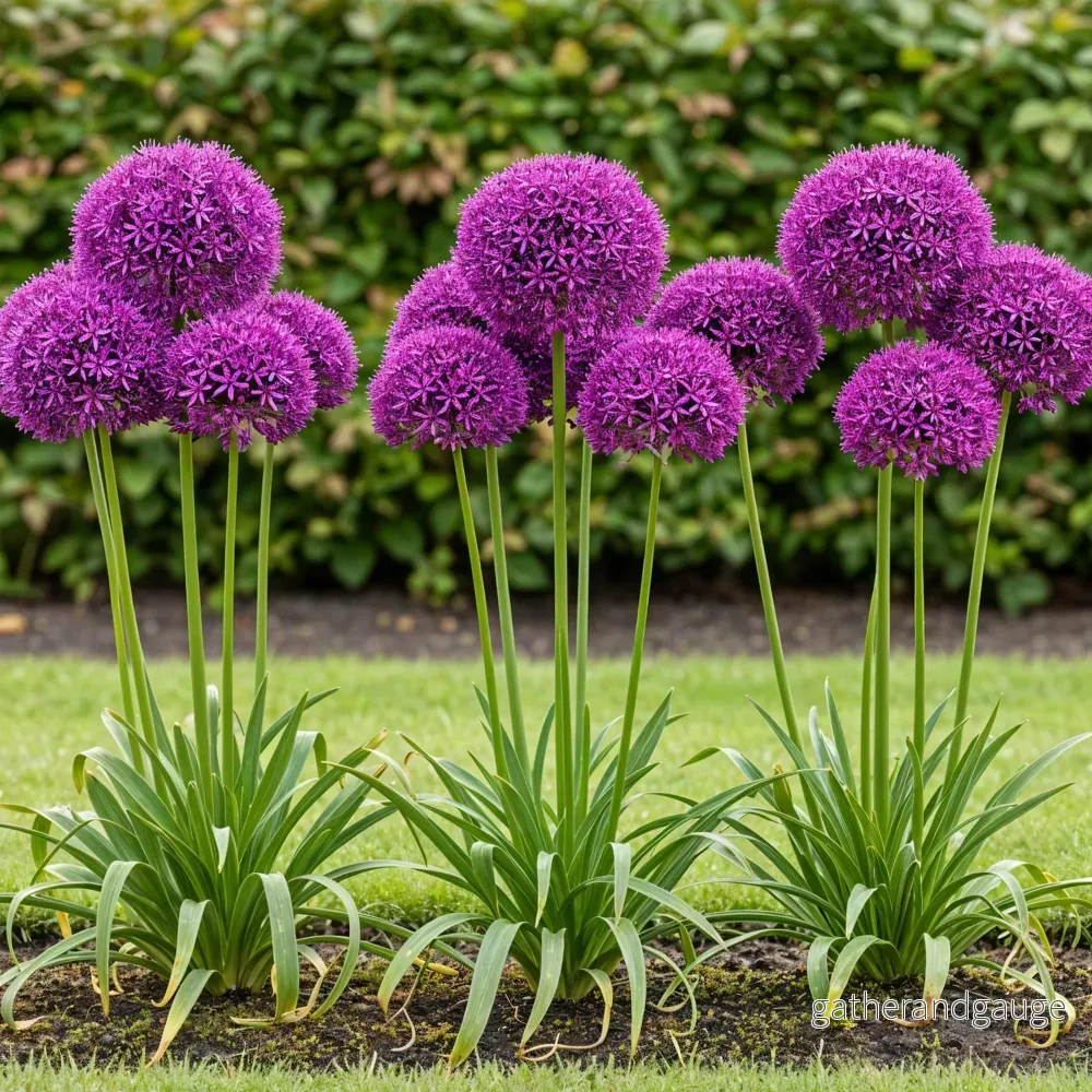 Green boutiQ - Bloembollen - Allium Purple Sensation - Kleur Paars - 15 stuks - Bolmaat 10/12 - XXL Pack - Bild 2