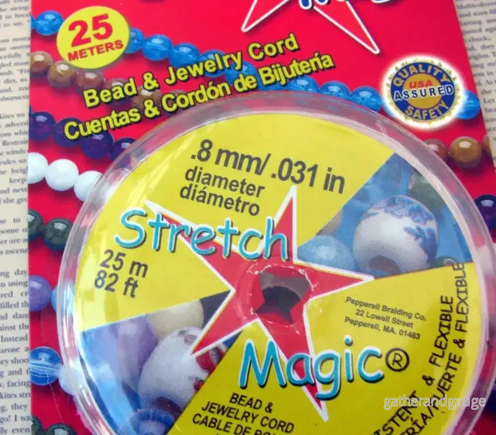Stretch Magic - Elastisktråd 0,8 mm Klar 25m - Bild 2